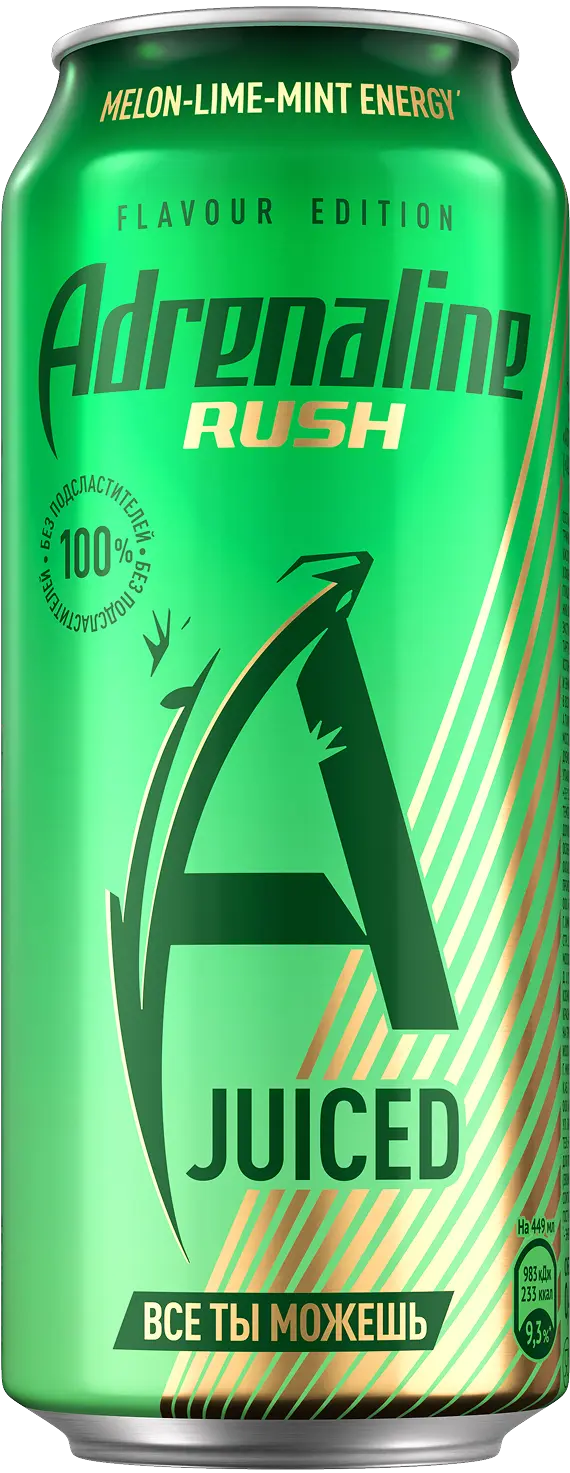 Adrenaline Rush<br> Melon-Lime-Mint Energy*